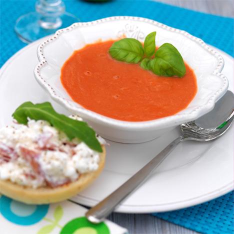 Krämig tomatsoppa