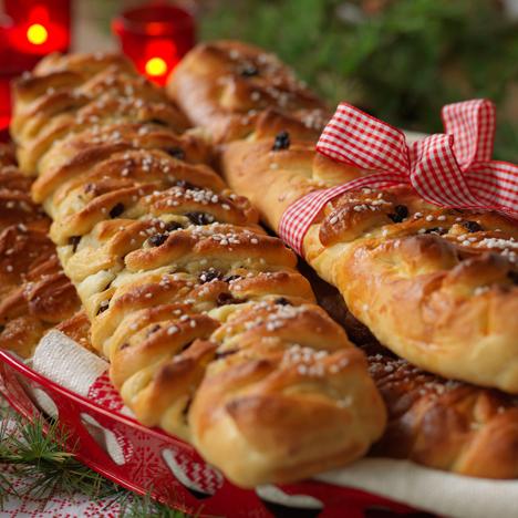 Veteflätor med julsmak