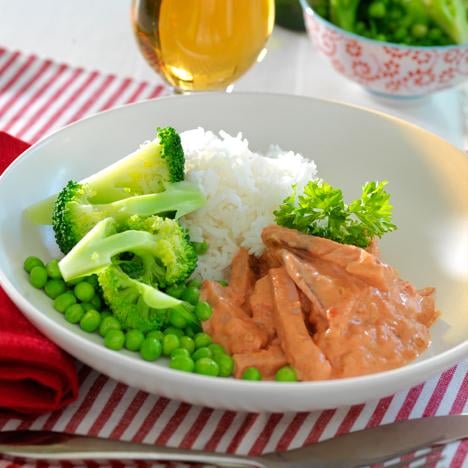 Korv stroganoff