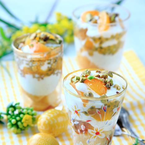 Trifle med aprikoser