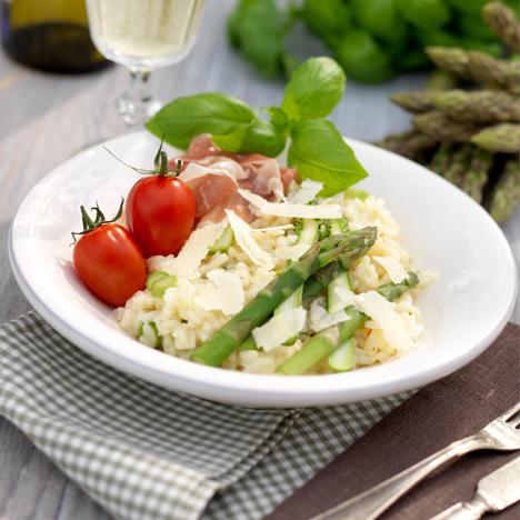 Risotto med grön sparris
