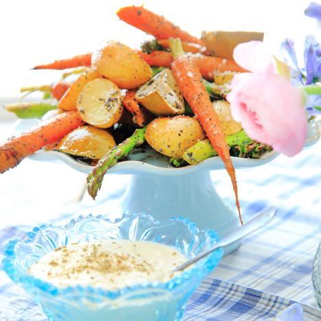 Rostad primörsallad