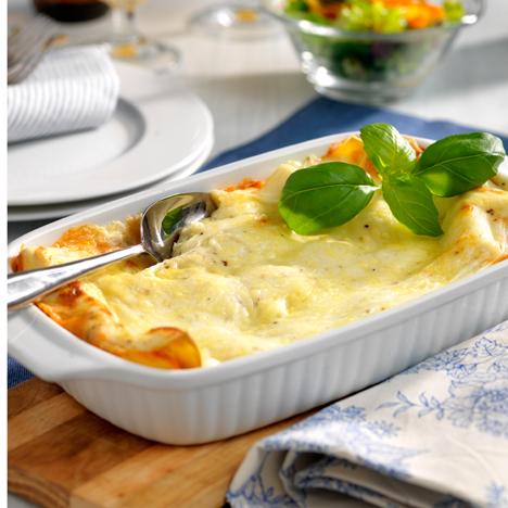 Skinklasagne
