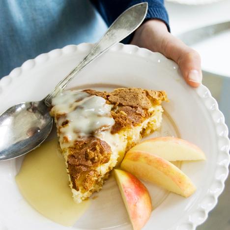 Äppelkaka med crunch