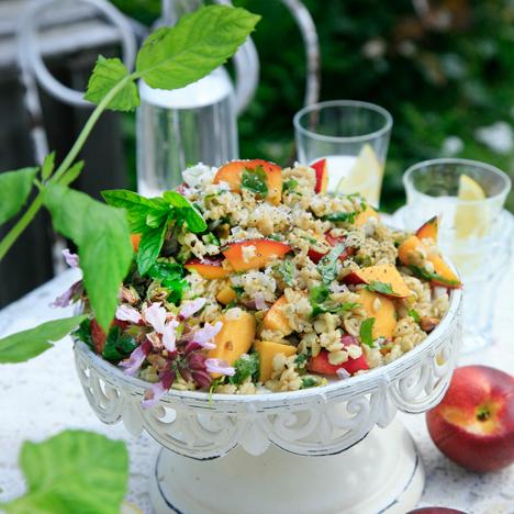 Matvetetabbouleh med nektariner