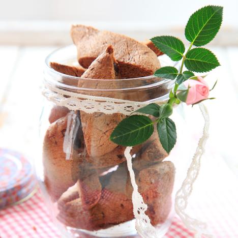 Chokladbiscotti med apelsin