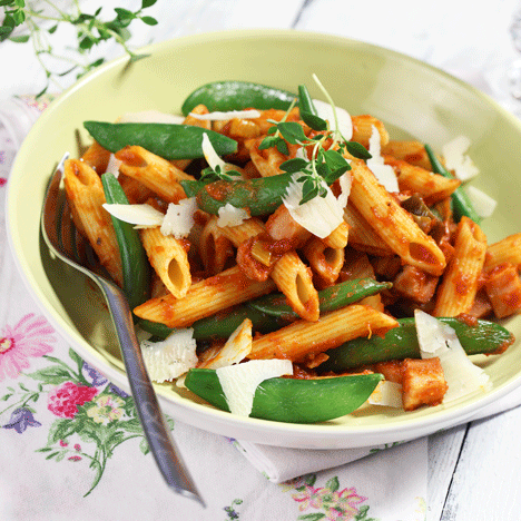 Pastasås med kassler