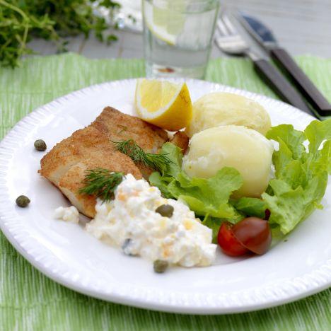 Stekt fisk à la Caesar