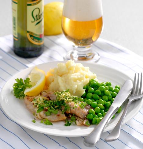 Snabbrimmad sej med gremolata