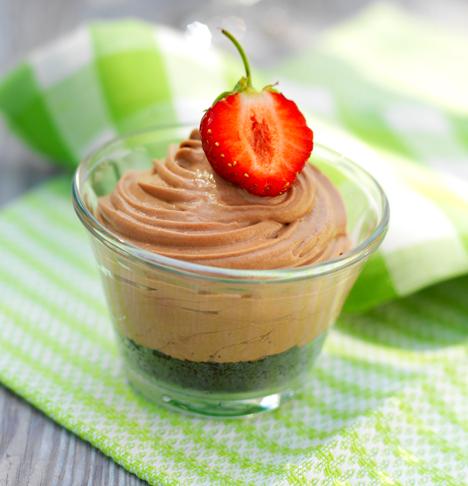 Cheesecake med Nutellamousse