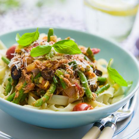 Pastasås med tonfisk