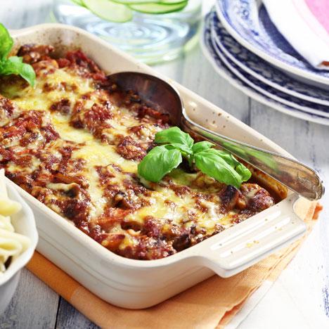 Korvgratäng cacciatore