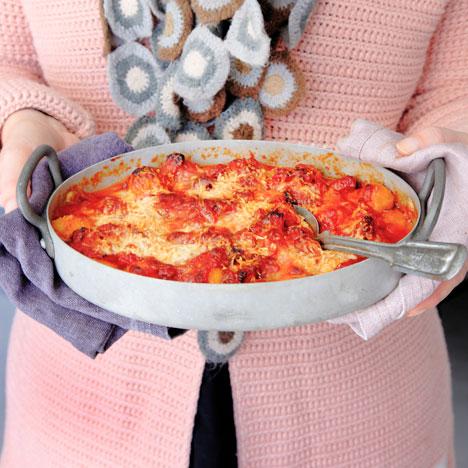 Gnocchigratäng all’amatriciana