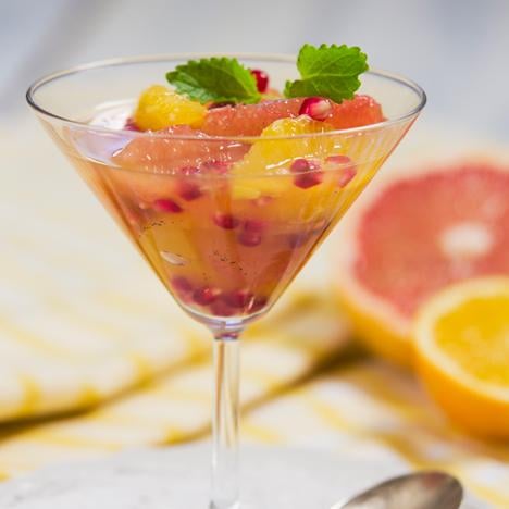 Citrussallad med granatäpple