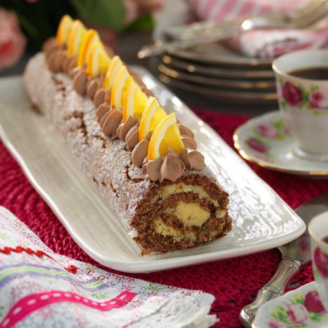 Chokladrulle med apelsin