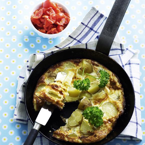 Tortilla med tomat
