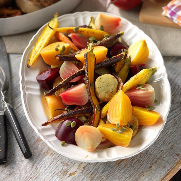 Potatis och rotfrukter med citrondressing
