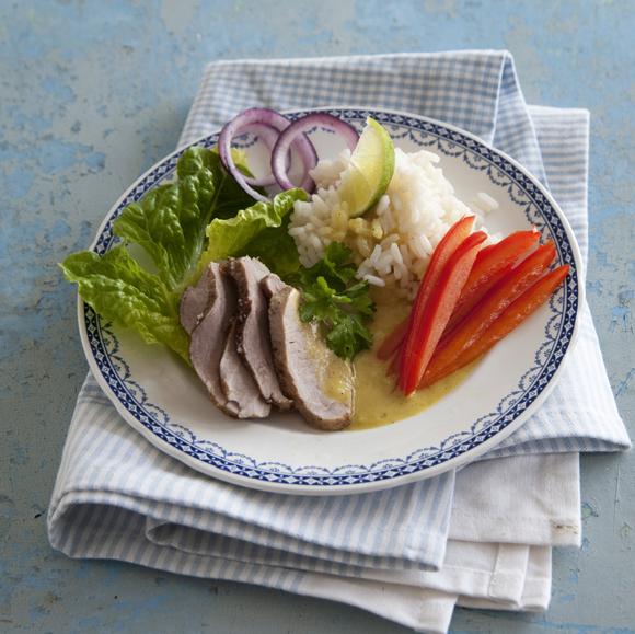 Fläskfilé med kokoscurry