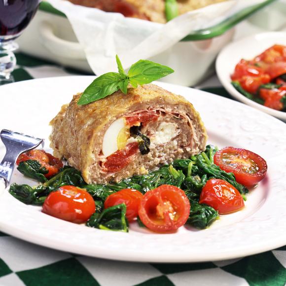 Italiensk köttfärslimpa