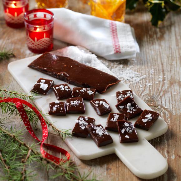 Chokladkola med havssalt