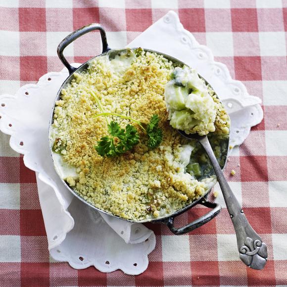 Smulpaj med purjolök