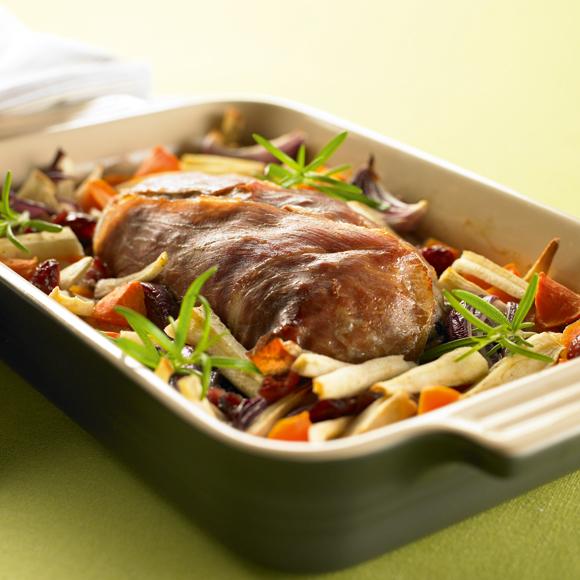 Köttfärslimpa med rotfrukter