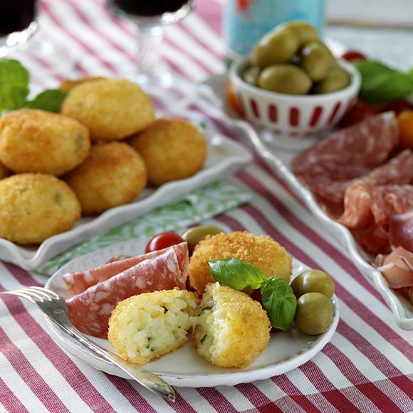 Arancini – ostfyllda risbollar