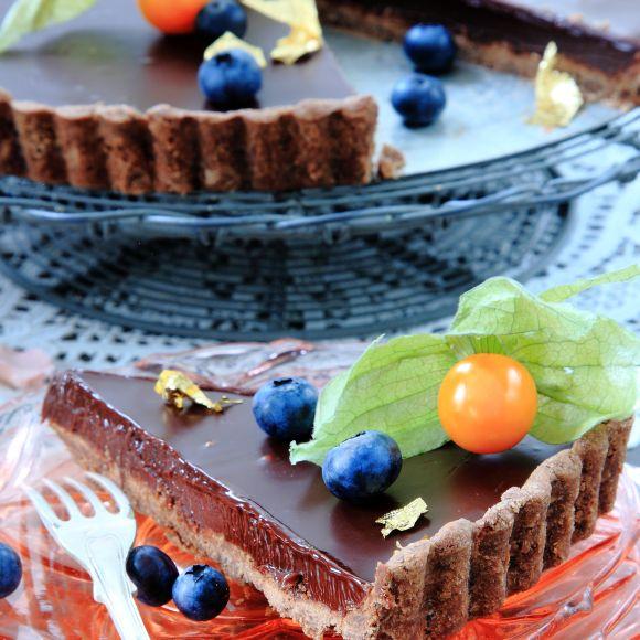 Chokladtryffelpaj med mint