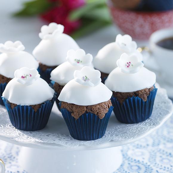 Chokladmuffins med topp