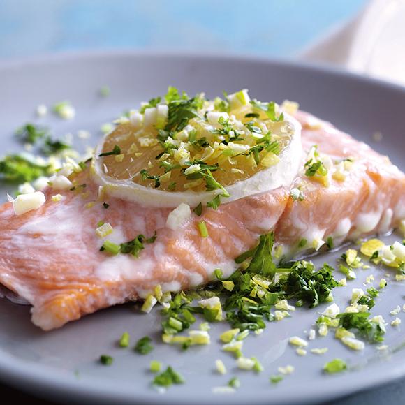 Lax med gremolata