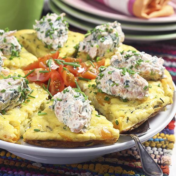 Frittata med laxröra