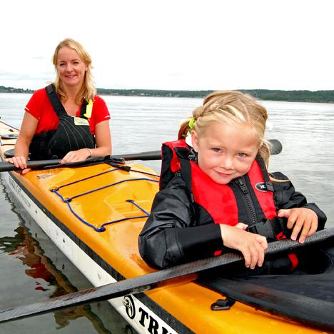 Elda fick som hon ville – paddlade till Norge