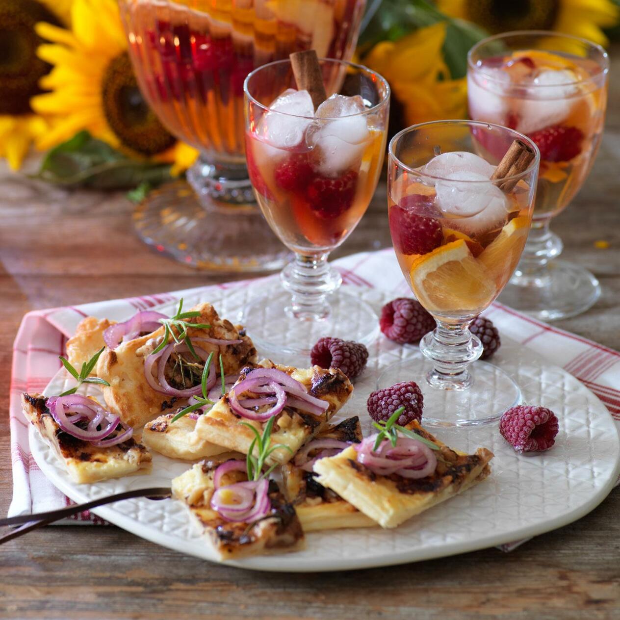 Hallonsangria