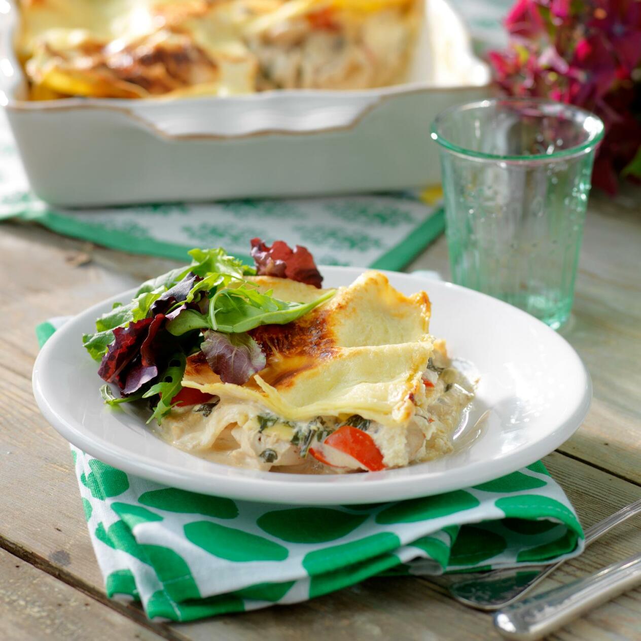 Kycklinglasagne