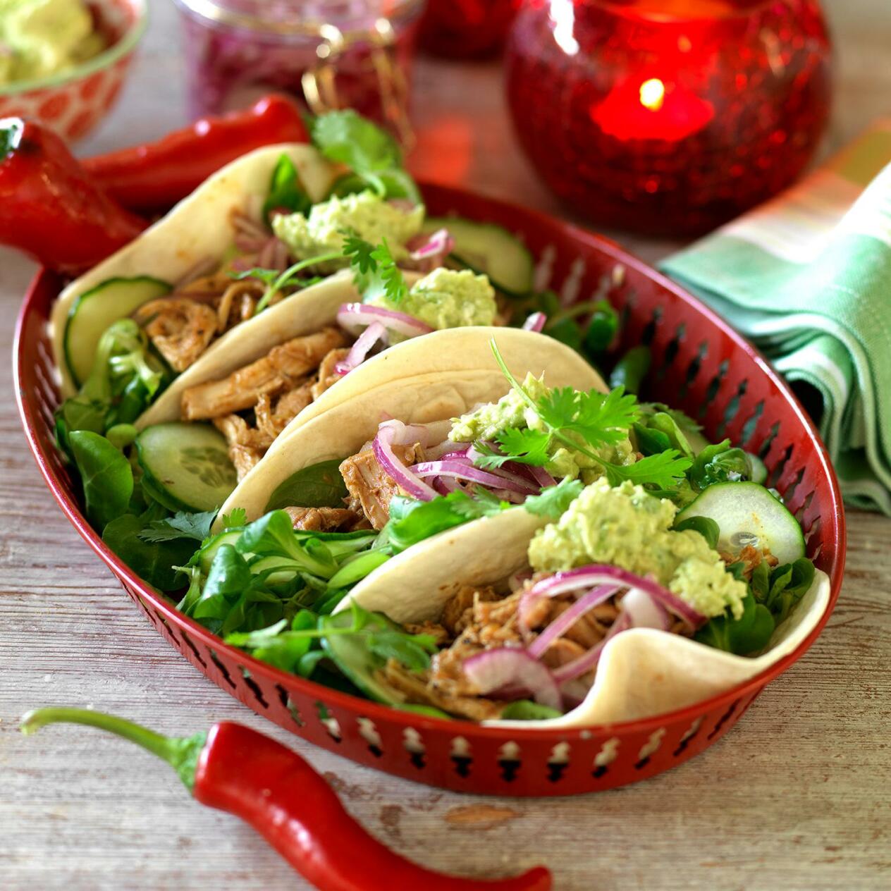 Kycklingtacos