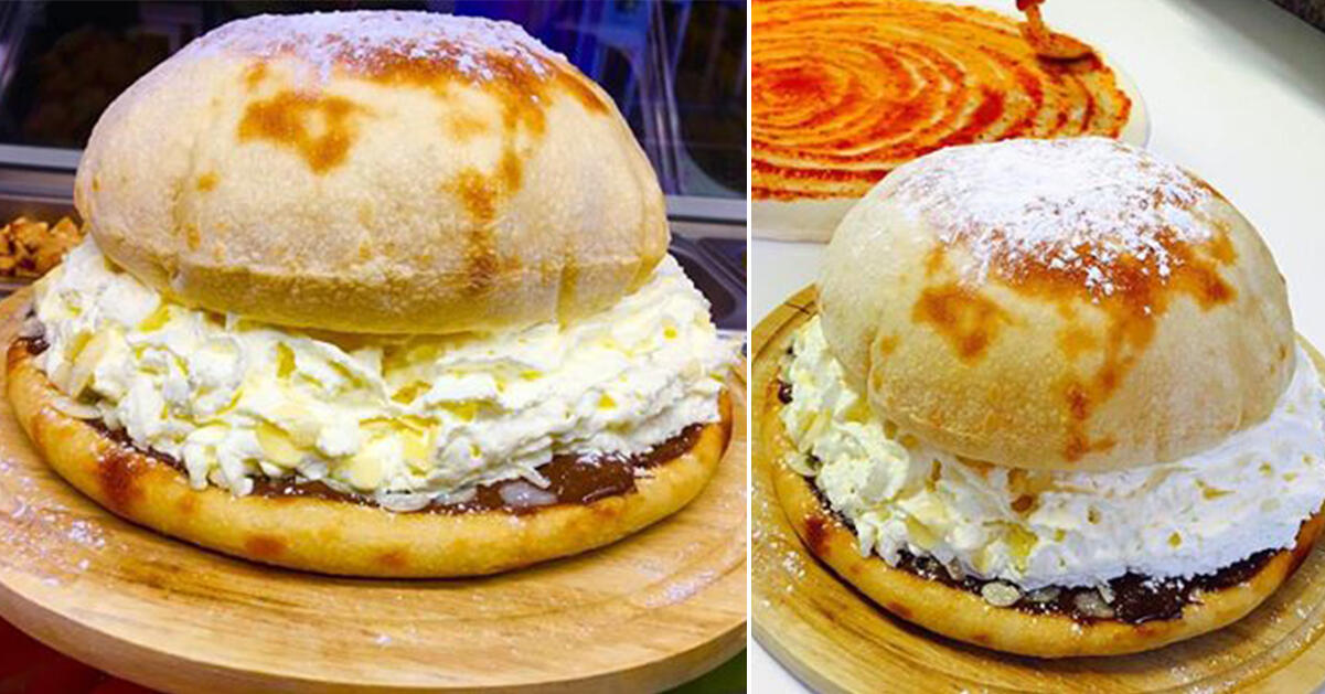 Här är ännu en konstig semla – med pizzadeg och nutella