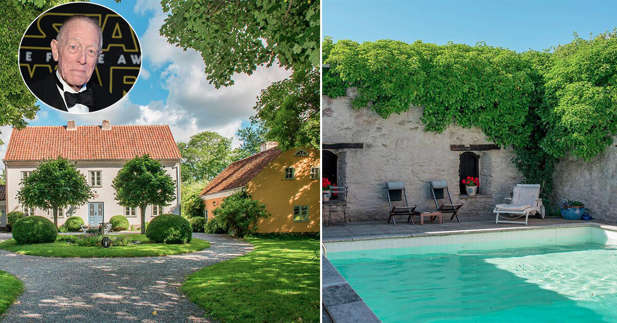 Bilder: Den vackra gamla Gotlandsgården har en gång tillhört Max von Sydow
