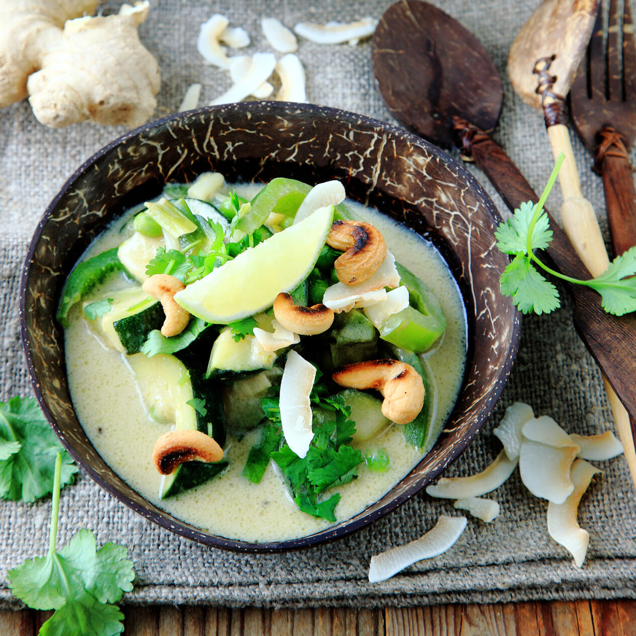 Grön thaicurry