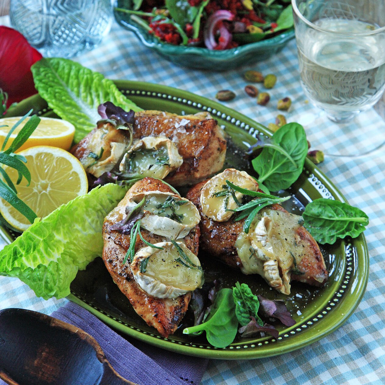 Getostgratinerad kyckling med rödbetsquinoa