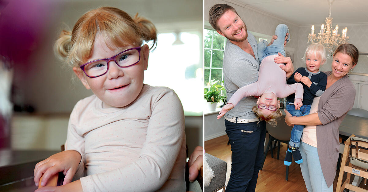 Ovanlig diagnos: Om Sara fyller fem så kanske hon överlever