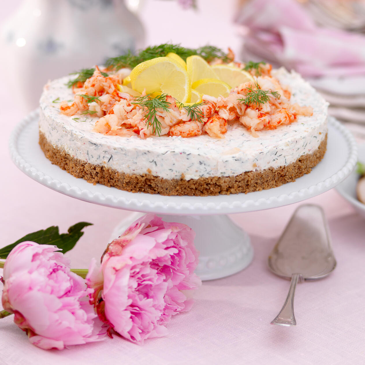 Skaldjurscheesecake