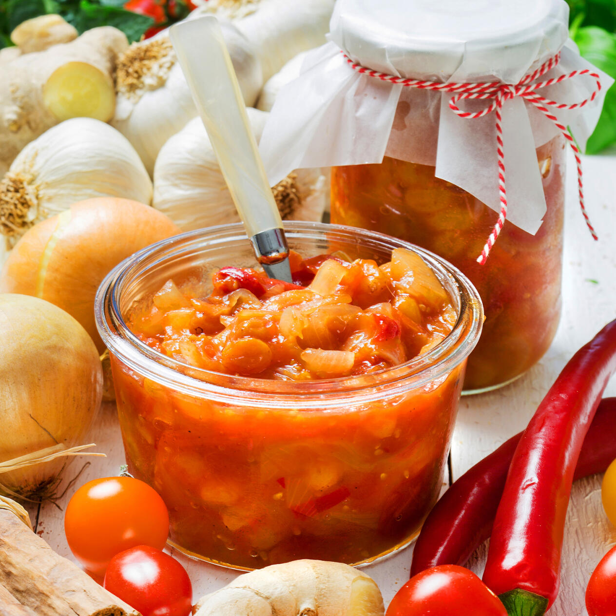 Het tomatchutney