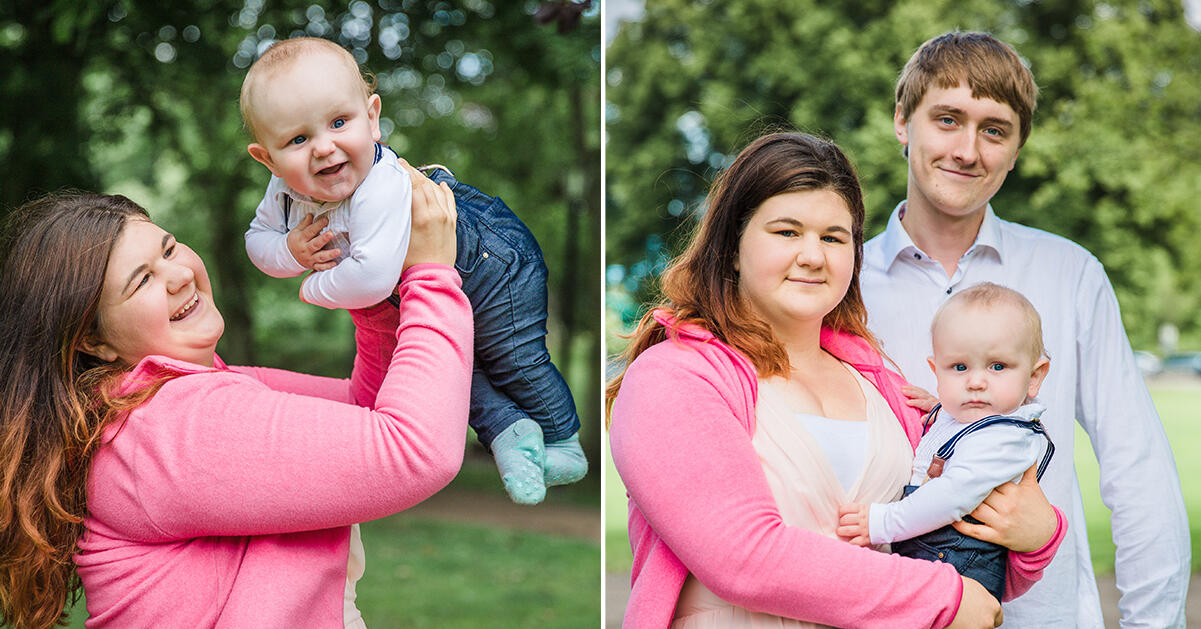 Moa anade aldrig att hon var gravid – Theodor kom som en glad överraskning