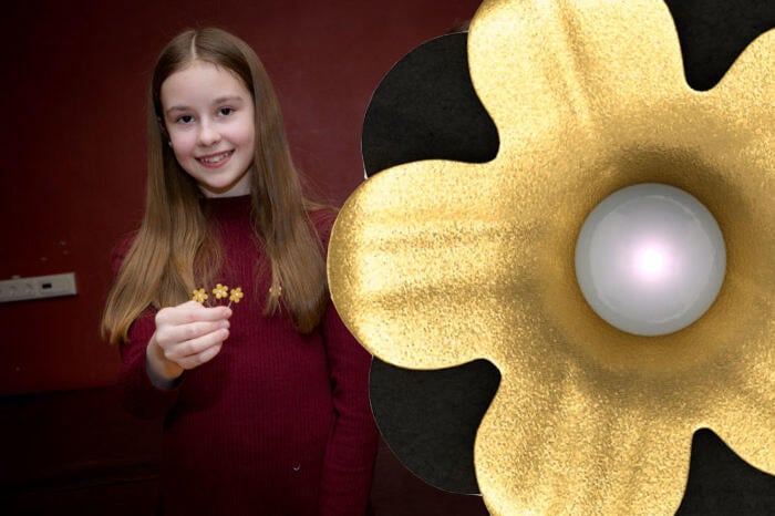 Såhär ser årets majblomma ut – designad av Elina, 12