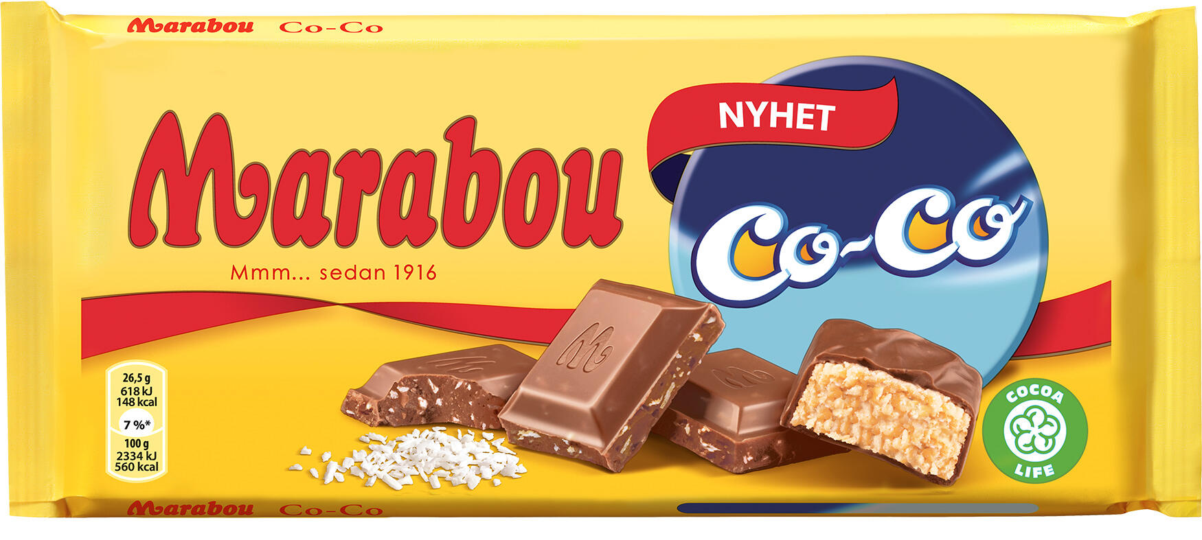 Här är den nya Maraboukakan – med kokossmak!