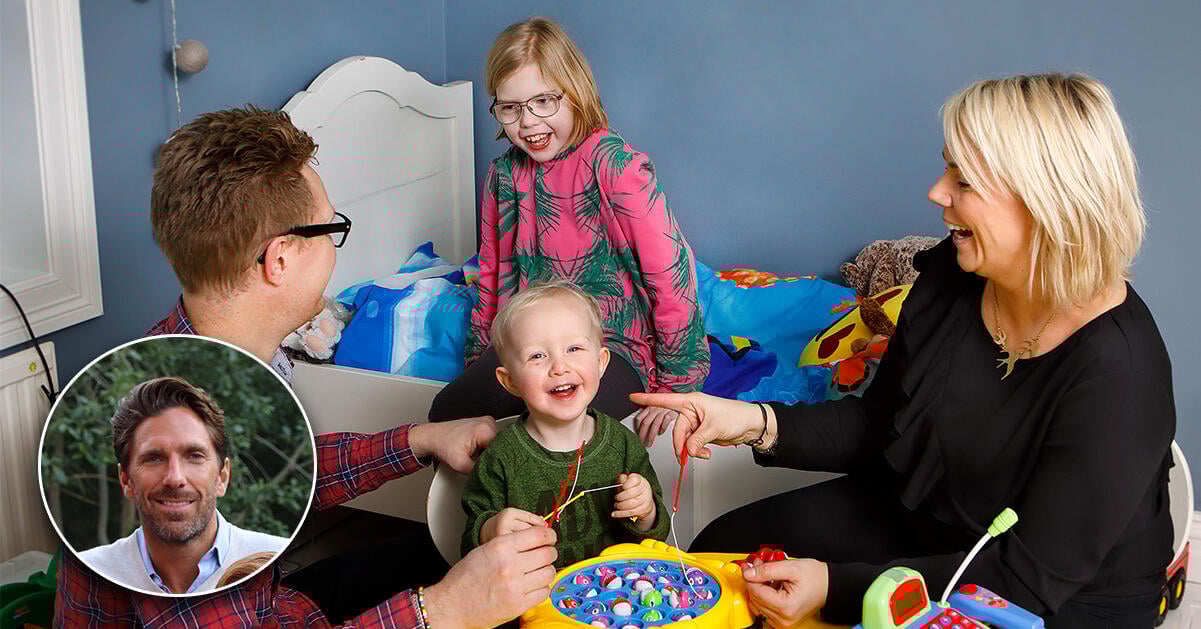 Så hjälpte hockeystjärnan Henrik Lundqvist hjärtsjuka Freja med familj