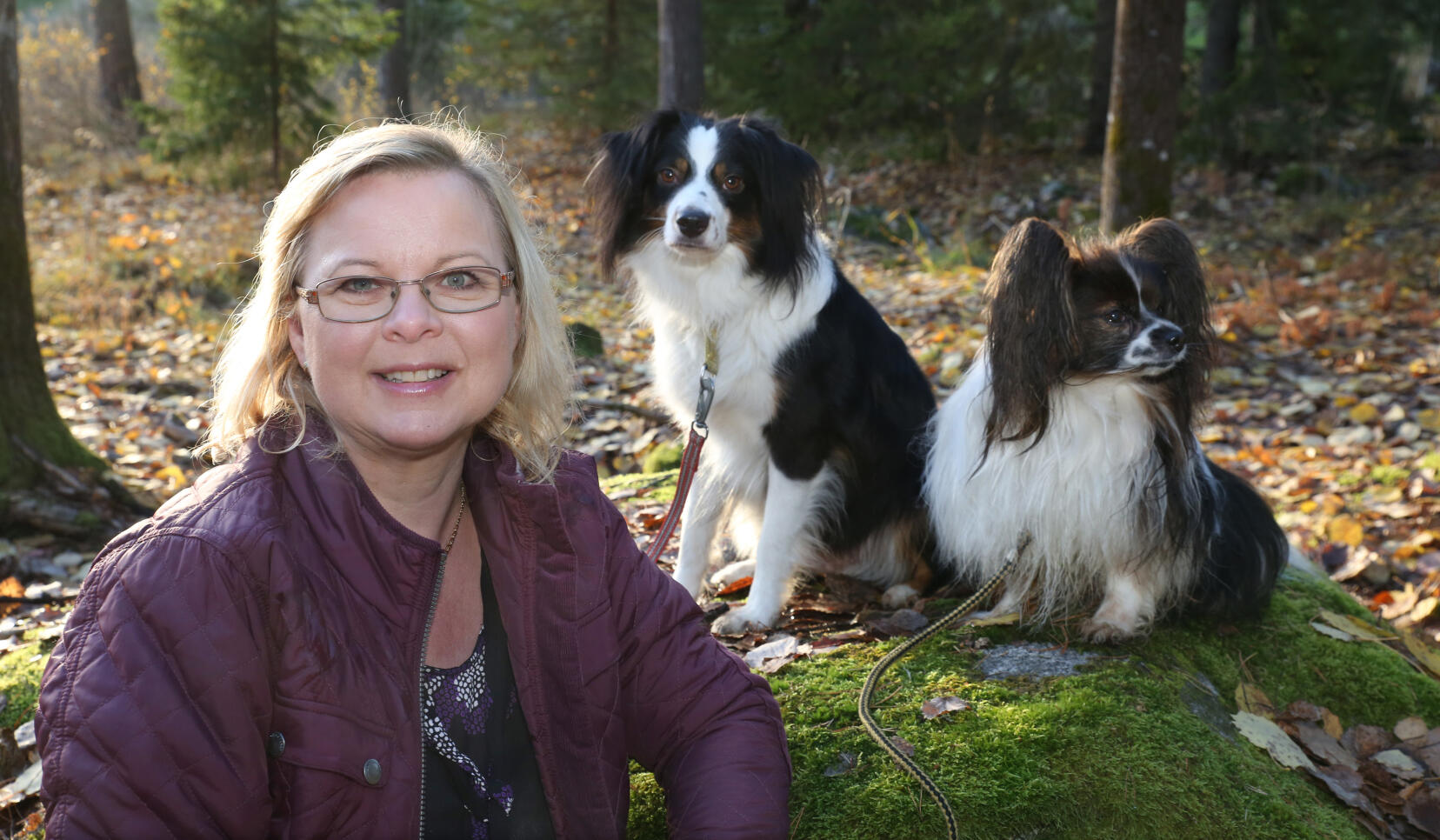 Kvinnan som pratar med hundar