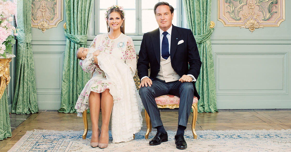 Se bilderna från prinsessan Adriennes dop