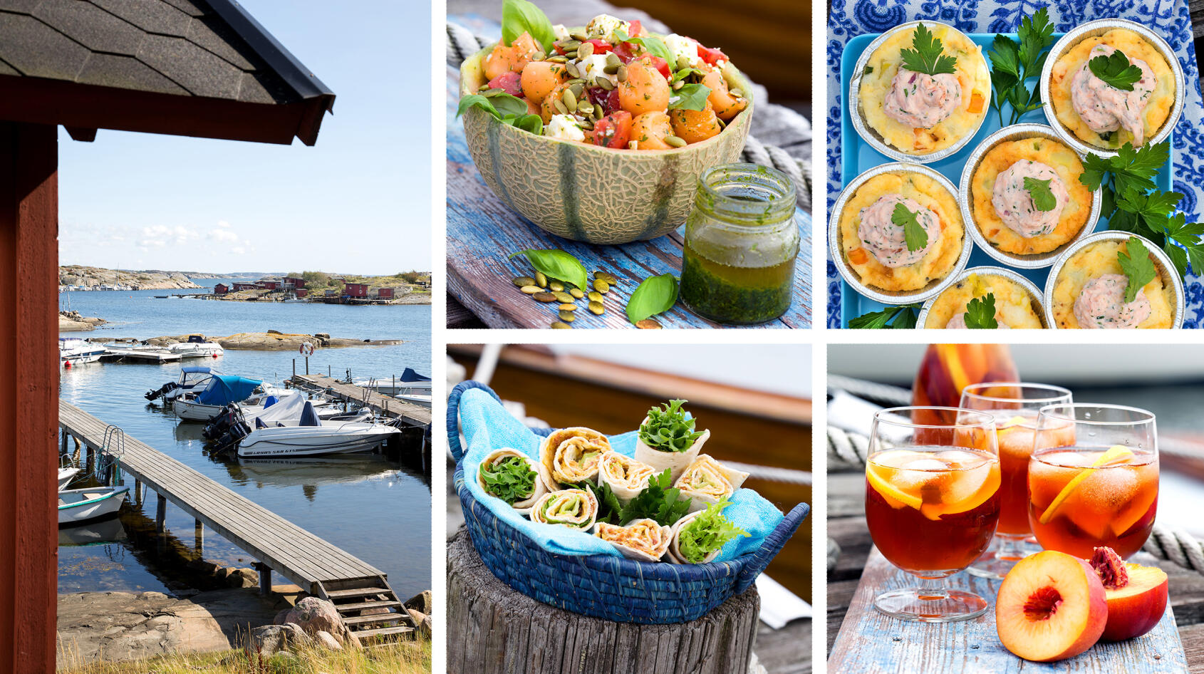 Bjud på picknick på bryggan!