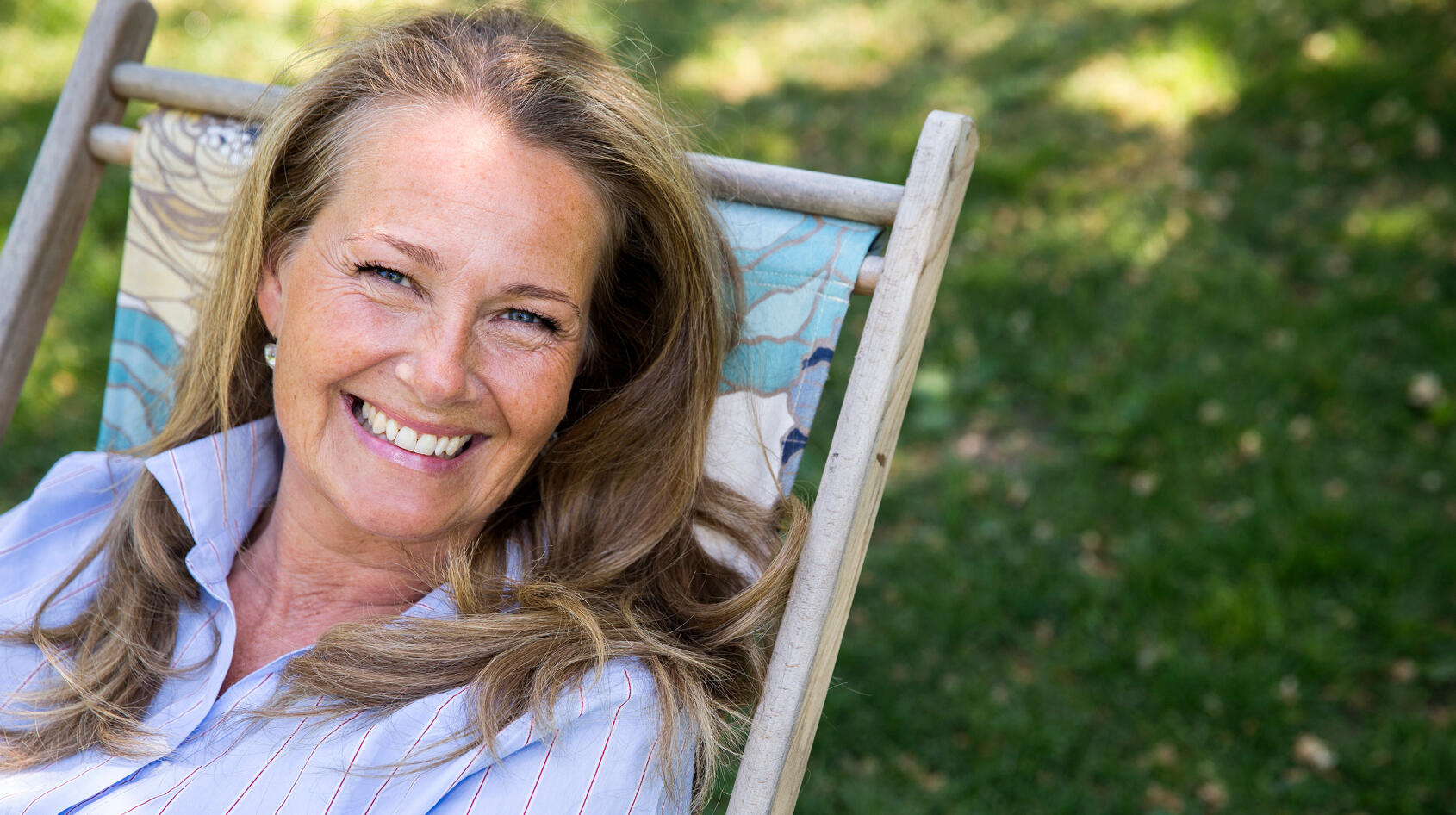 Yvonne Ryding älskar att vara mormor!
